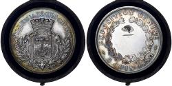 World Coins - France, Token, La Roche-Sur-Yon, Exposition Canine, 1890, Silver,