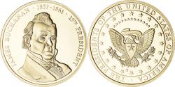 Us Coins - United States of America, Medal, Les Présidents des Etats-Unis, James Buchanan