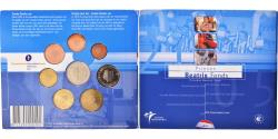 World Coins - Netherlands, Euro-Set, 2005, Beatrix Fonds.BU,