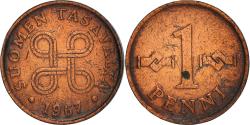 World Coins - Coin, Finland, Penni, 1967, , Copper, KM:44