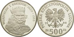 World Coins - Coin, Poland, 500 Zlotych, 1986, Warsaw, , Silver, KM:161