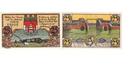 World Coins - Banknote, Germany, Hoyer, 25 Pfennig, pont, 1920, 1920-04-10, UNC(65-70)