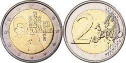 World Coins - Slovenia, 2 Euro, Franc Rozman - Stane, 2011, Vantaa, Bi-Metallic,