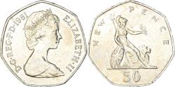 World Coins - Coin, Great Britain, 50 New Pence, 1981