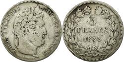 World Coins - Coin, France, Louis-Philippe, 5 Francs, 1833, Rouen, , Silver