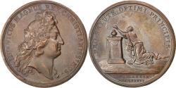 World Coins - France, Medal, Louis XIV, Politics, Society, War, Mauger, , Copper