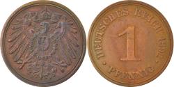 World Coins - Coin, GERMANY - EMPIRE, Wilhelm II, Pfennig, 1892, Stuttgart, , Copper