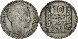 World Coins - France, 10 Francs, 1932, Paris, Fautée défaut de flan, Silver,