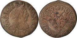 World Coins - Coin, France, Louis XIII, Double tournois, 1639, La Rochelle