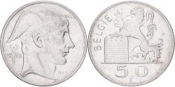 World Coins - Belgium, Régence Prince Charles, 50 Francs, 50 Frank, 1948, Brussels, Silver