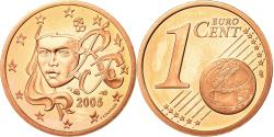 World Coins - France, Euro Cent, 2005, Proof, , Copper Plated Steel, KM:1282