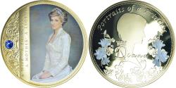 World Coins - United Kingdom, Medal, Portrait of a Princess, Diana, , Copper Gilt