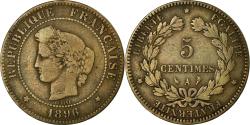 World Coins - Coin, France, Cérès, 5 Centimes, 1896, Paris, , Bronze, KM:821.1