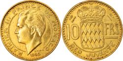 World Coins - Coin, Monaco, Rainier III, 10 Francs, 1950, , Aluminum-Bronze, KM:130