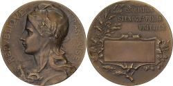 World Coins - France, Medal, Association Sténographique Unitaire, Bronze, Rasumny,