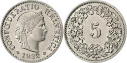World Coins - Switzerland, 5 Rappen, 1932, Bern, Nickel, , KM:26b