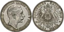 World Coins - German States, PRUSSIA, Wilhelm II, 3 Mark, 1912, Berlin, Silver,