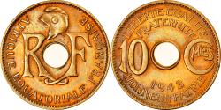 World Coins - Coin, French Equatorial Africa, 10 Centimes, 1943, , Aluminum-Bronze, KM:4