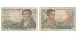 World Coins - France, 5 Francs, Berger, 1943, M.78, VG(8-10), Fayette:5.4, KM:98a