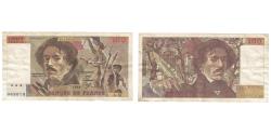 World Coins - France, 100 Francs, Delacroix, 1982, VF(30-35), Fayette:69.06, KM:154b