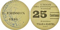 World Coins - Coin, France, Union des Commerçants, Martel, 25 Centimes, 1916,