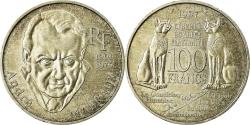 World Coins - Coin, France, André Malraux, 100 Francs, 1997, , Silver, KM:1188