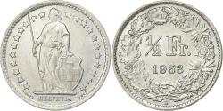 World Coins - Switzerland, 1/2 Franc, 1958, Bern, Silver, , KM:23
