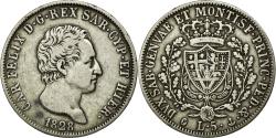 World Coins - Coin, ITALIAN STATES, SARDINIA, Carlo Felice, 5 Lire, 1828, , Silver