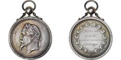 World Coins - France, Medal, Napoléon III, Société de Musique des Pompiers d'Aniches