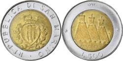 World Coins - Coin, San Marino, 500 Lire, 1987, Rome, , Bi-Metallic, KM:209