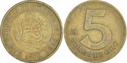 World Coins - Coin, Peru, 5 Soles, 1980