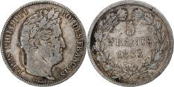 World Coins - Coin, France, Louis-Philippe, 5 Francs, 1833, Rouen, , Silver