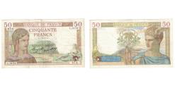World Coins - France, 50 Francs, Cérès, 1935, L.3154, EF(40-45), Fayette:17.18, KM:81