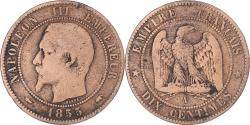 World Coins - Coin, France, Napoleon III, 10 Centimes, 1855, Paris, , Copper