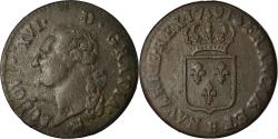 World Coins - Coin, France, Louis XVI, Sol ou sou, Sol, 1791, Rouen, , Copper