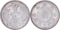 World Coins - Japan, Hirohito, 50 Sen, Showa, Year 12 (1937), Silver,