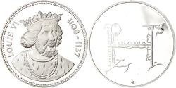 World Coins - France, Medal, Les Rois de France, Louis VI, History, , Silver
