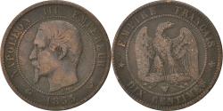 World Coins - Coin, France, Napoleon III, Napoléon III, 10 Centimes, 1855, Lille,