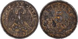 World Coins - Coin, Mexico, 5 Centavos, 1887, Mexico City, AU(55-58), Silver, KM:398.7