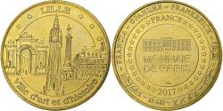 World Coins - France, Token, Lille - Ville d'Art et d'Histoire, 2017, Copper-nickel Aluminium