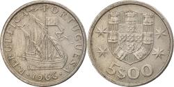 World Coins - Coin, Portugal, 5 Escudos, 1966, , Copper-nickel, KM:591