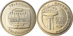 World Coins - Belgium, Token, Television, 2003, , Copper-nickel