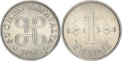 World Coins - Coin, Finland, Penni, 1976, , Aluminum, KM:44a