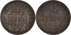 World Coins - Coin, German States, PRUSSIA, Friedrich Wilhelm IV, 2 Pfennig, 1856, Berlin