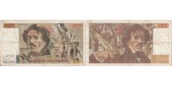 World Coins - France, 100 Francs, Delacroix, K.79, F(12-15)