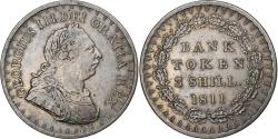 World Coins - United Kingdom, George III, 3 Shillings token, 1811, Bank of England, Silver