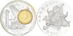 World Coins - Netherlands, Medal, Monnaies européennes, 2002, Copper Plated Silver,