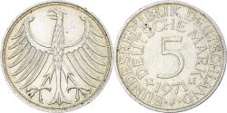World Coins - Coin, GERMANY - FEDERAL REPUBLIC, 5 Mark, 1971, Hambourg, , Silver