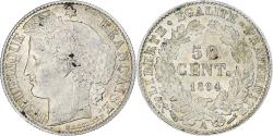 World Coins - France, Cérès, 50 Centimes, 1894, Paris, , Silver, KM:834.1