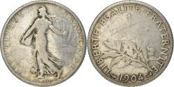 World Coins - Coin, France, Semeuse, Franc, 1904, Paris, , Silver, KM:844.1